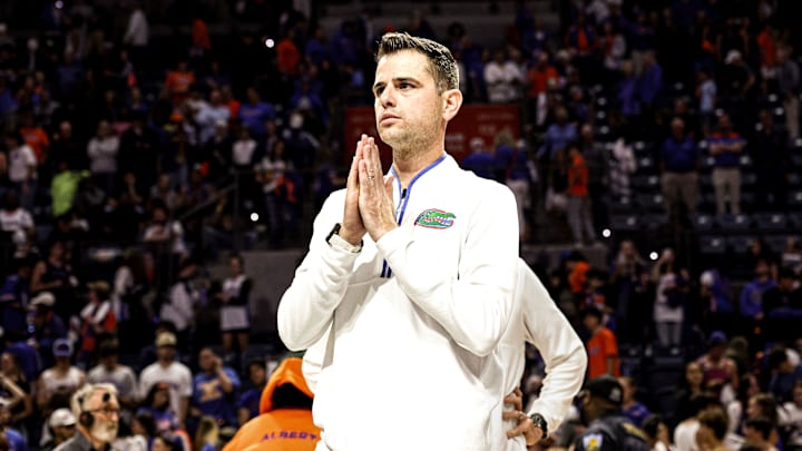 Florida Gators head coach Todd Golden led the program to its third overall national championship in his third season leading the program. Florida Gators head coach Todd Golden led the program to its third overall national championship in his third season leading the program.