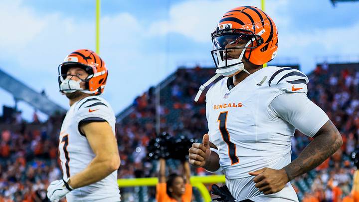 Aug 13, 2026; Cincinnati, Ohio, USA; Cincinnati Bengals wide receiver Ja’Marr Chase (1) runs onto the field before the game against the Detroit Lions at Paycor Stadium. Mandatory Credit: Katie Stratman-Imagn Images Aug 13, 2026; Cincinnati, Ohio, USA; Cincinnati Bengals wide receiver Ja’Marr Chase (1) runs onto the field before the game against the Detroit Lions at Paycor Stadium. Mandatory Credit: Katie Stratman-Imagn Images