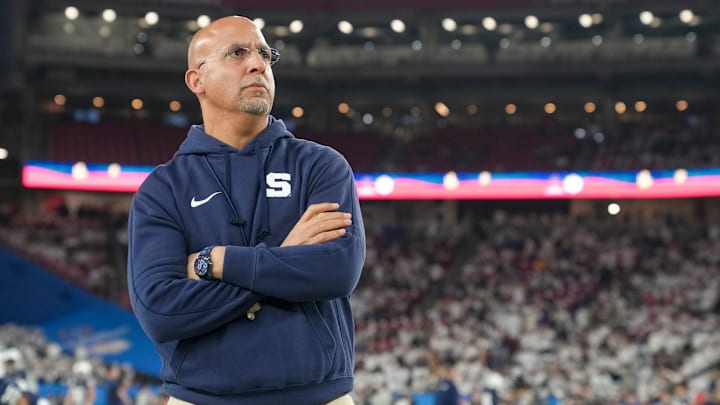 Penn State football head coach James Franklin