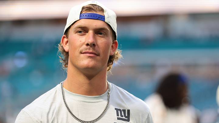 New York Giants quarterback Jaxson Dart