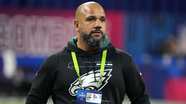 Philadelphia Eagles running backs coach Jemal Singleton 