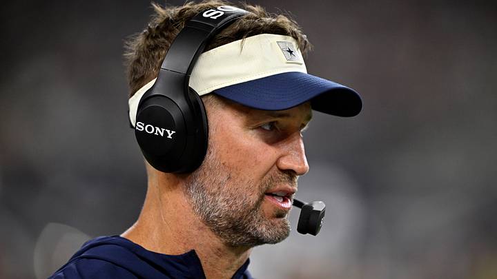 Dallas Cowboys head coach Brian Schottenheimer looks on during the second half against the New Orleans Saints. Dallas Cowboys head coach Brian Schottenheimer looks on during the second half against the New Orleans Saints.