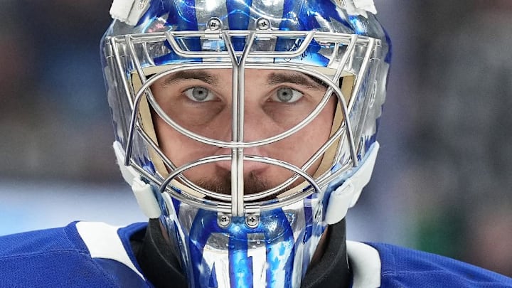 NHL Toronto Maple Leafs goaltender Anthony Stolarz