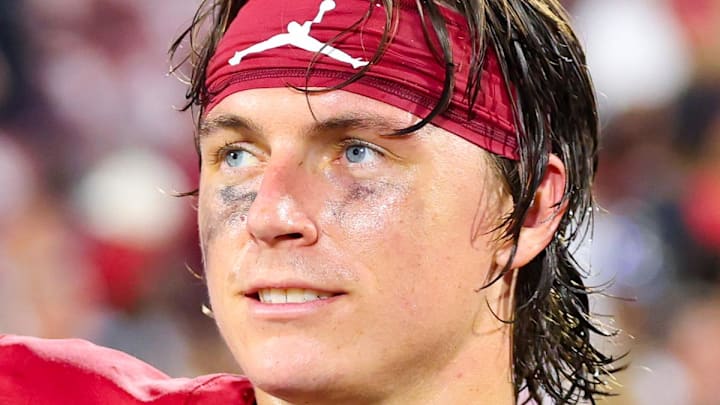 NCAA Football Oklahoma quarterback John Mateer