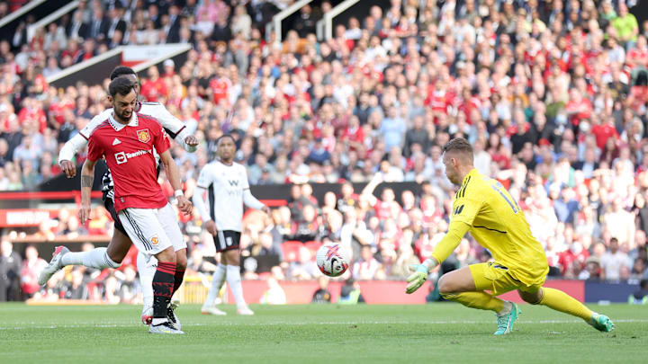 Bruno Fernandes applied the finishing touch to put Manchester United ahead against Fulham