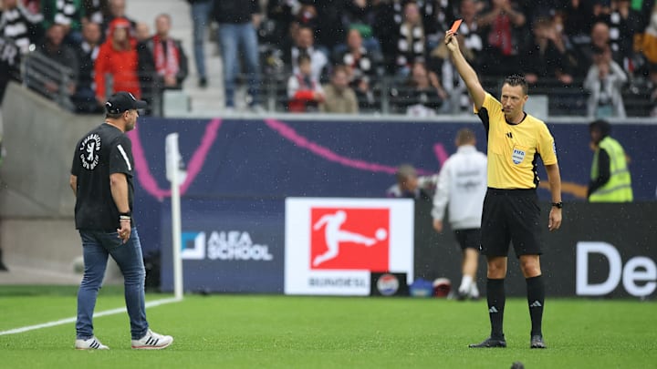 Steffen Baumgart sah in Frankfurt die Rote Karte