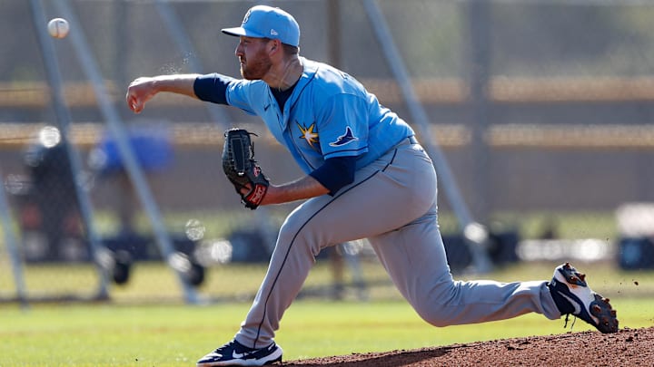 Tampa Bay Rays pitcher Tyler Zombro 