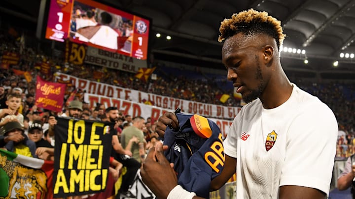 Tammy Abraham avec l'AS Roma