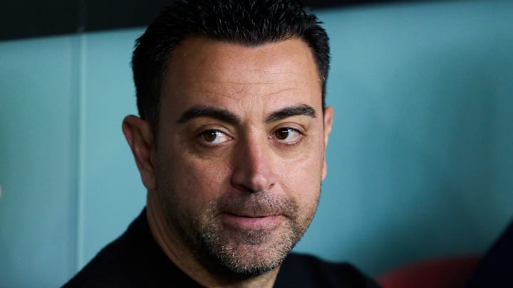 Xavi con el FC Barcelona