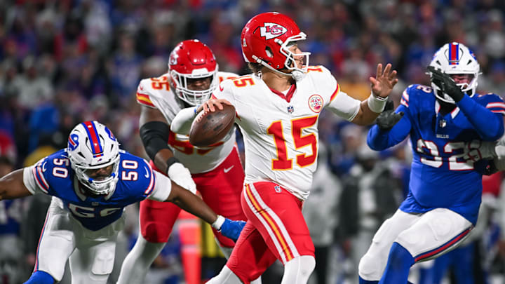 The Chiefs are road favorites against the Bills in NFL Week 9.