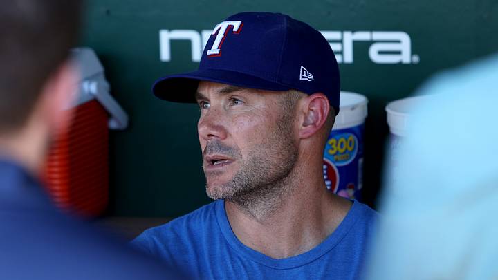 Texas Rangers manager Skip Schumaker. Credit: Dennis Lee-Imagn Images Texas Rangers manager Skip Schumaker. Credit: Dennis Lee-Imagn Images