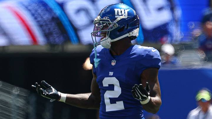 New York Giants cornerback Deonte Banks is listed as a starting cornerback on the team's unofficial depth chart. New York Giants cornerback Deonte Banks is listed as a starting cornerback on the team's unofficial depth chart.