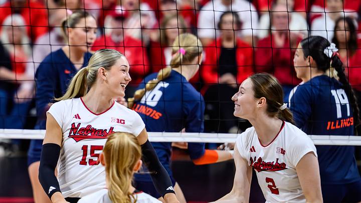 Andi Jackson and Bergen Reilly will take on Texas during the opening weekend of the season at T-Mobile Arena in Las Vegas. The Huskers have not played UT since the 2023 national championship match, which the Longhorns won in straight sets.