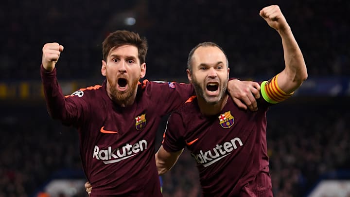 Lionel Messi et Andrés Iniesta - FC Barcelone