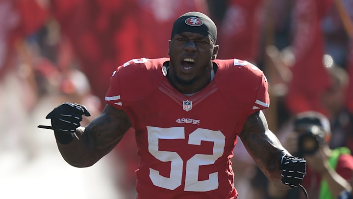 San Francisco 49ers linebacker Patrick Willis (52) San Francisco 49ers linebacker Patrick Willis (52)