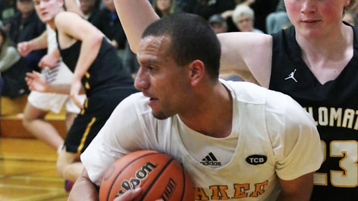 Baker senior Isaiah Jones is the Greater Oregon League boys basketball player of the year.