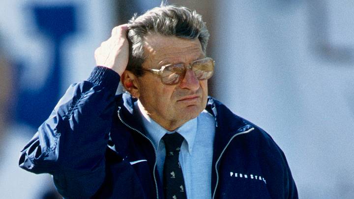 Penn State Nittany Lions head coach Joe Paterno in the 2002 season Penn State Nittany Lions head coach Joe Paterno in the 2002 season