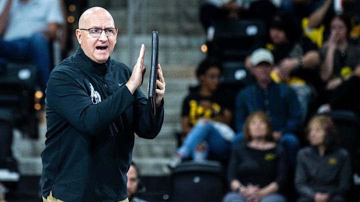 Purdue head coach Dave Shondell calls out instructions Purdue head coach Dave Shondell calls out instructions