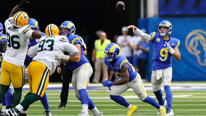 Green Bay Packers v Los Angeles Rams, QB Matthew Stafford