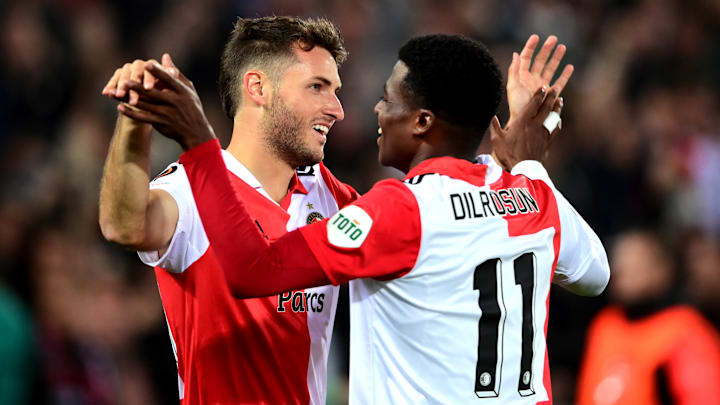 Javairo Dilrosun (right) is joining America from Dutch giants Feyenoord where the 25-year-old winger was a teammate of Team Mexico star Santiago Giménez (left).