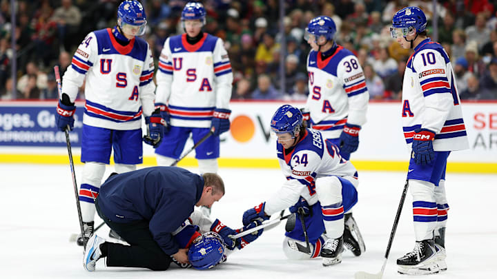 Preliminary Round - Group A, Game 7 United States vs Switzerland -  2026 IIHF World Junior Hockey