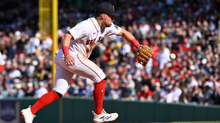 Boston Red Sox third baseman Caleb Durbin.