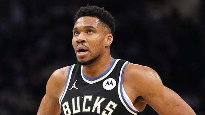Milwaukee Bucks forward Giannis Antetokounmpo.