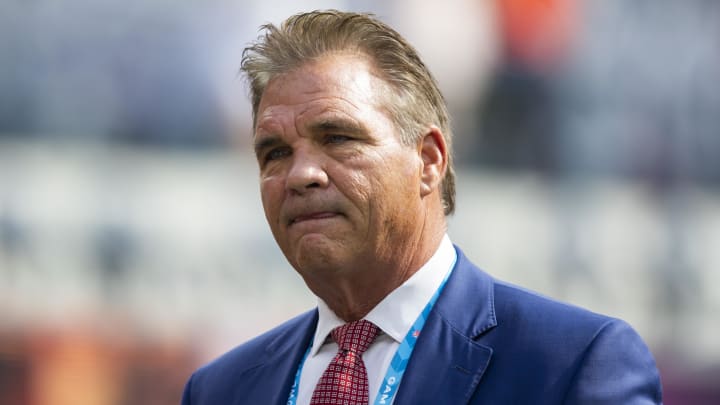 Feb 13, 2022; Inglewood, CA, USA; Brian Baldinger during the Cincinnati Bengals game against the Los