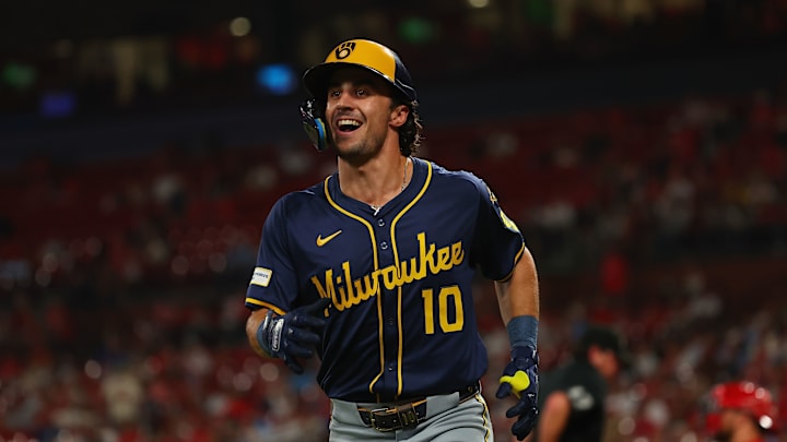 Sal Frelick - Milwaukee Brewers v St. Louis Cardinals