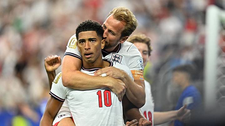 June 17, 2026; Arlington, Texas, U.S.; England's Jude Bellingham celebrates scoring their third goal with Harry Kane. Mandatory Credit: Maria Lysaker-Imagn Images June 17, 2026; Arlington, Texas, U.S.; England's Jude Bellingham celebrates scoring their third goal with Harry Kane. Mandatory Credit: Maria Lysaker-Imagn Images