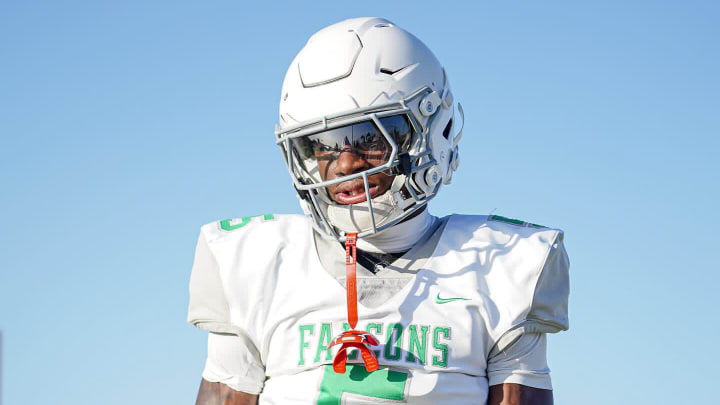 Kansas State Wildcats defensive back commit Josiah Jones (5). Kansas State Wildcats defensive back commit Josiah Jones (5).