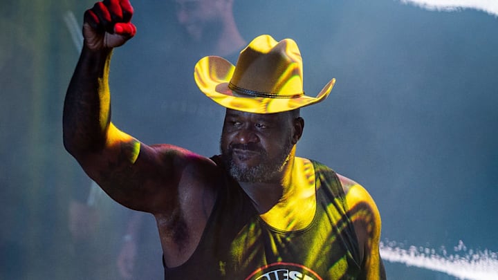 Shaquille O'Neal, also known as DJ Diesel, performs during his Shaq’s Bass All-Stars show at Skydeck on Broadway in Nashville, Tenn., Friday, March 29, 2024. Shaquille O'Neal, also known as DJ Diesel, performs during his Shaq’s Bass All-Stars show at Skydeck on Broadway in Nashville, Tenn., Friday, March 29, 2024.