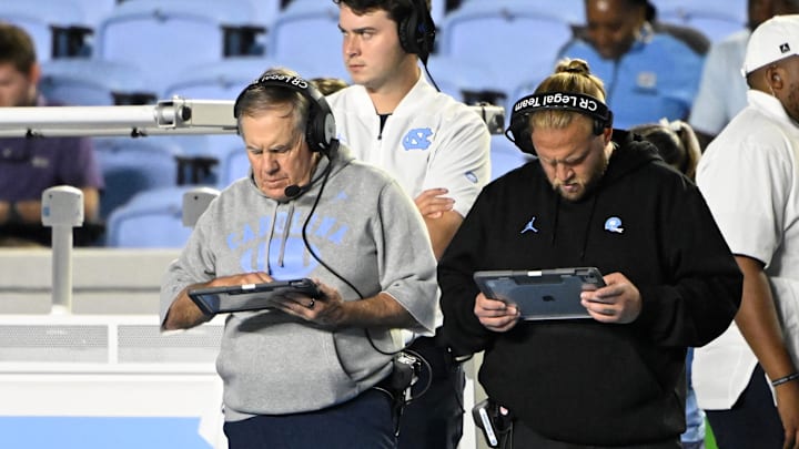 Bill Belichick is having trouble with his trademarks.