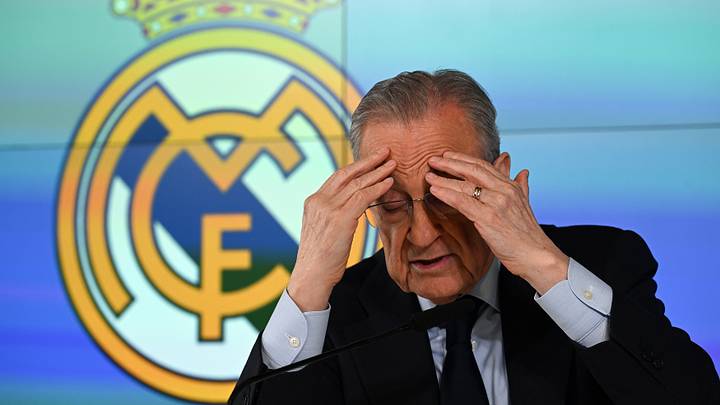 Real Madrid Club President Florentino Perez
