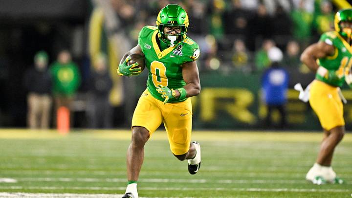 Oregon Ducks running back Jordon Davison. Oregon Ducks running back Jordon Davison.
