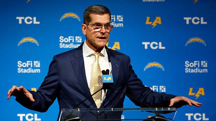 Los Angeles Chargers Introduce Jim Harbaugh As Head Coach
