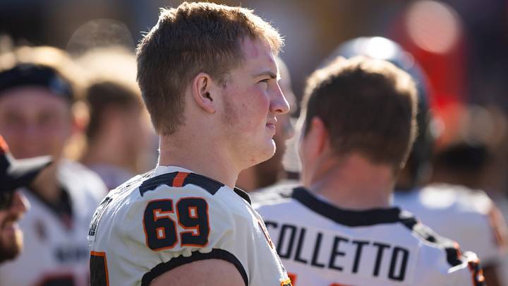Jacob Strand was taking first-team reps in fall camp
