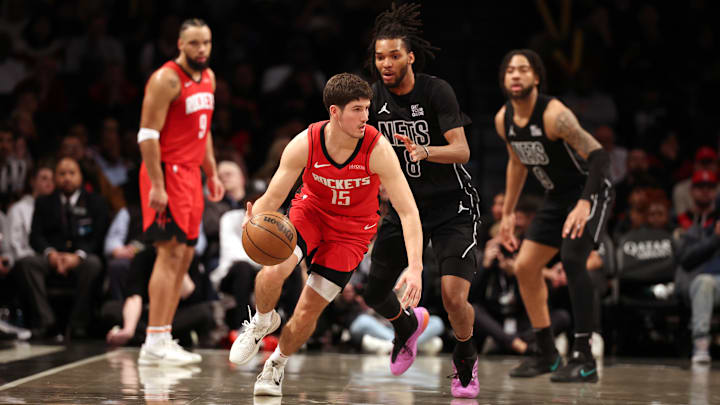 The Houston Rockets landed Reed Sheppard via a pick from the Nets