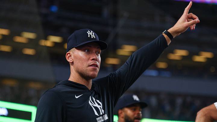 The Yankees need to play Aaron Judge in the outfield to optimize their roster. The Yankees need to play Aaron Judge in the outfield to optimize their roster.