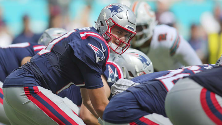 Mac Jones is one of five Patriots who are still on thin ice after surviving Tuesday's NFL trade deadline. 
