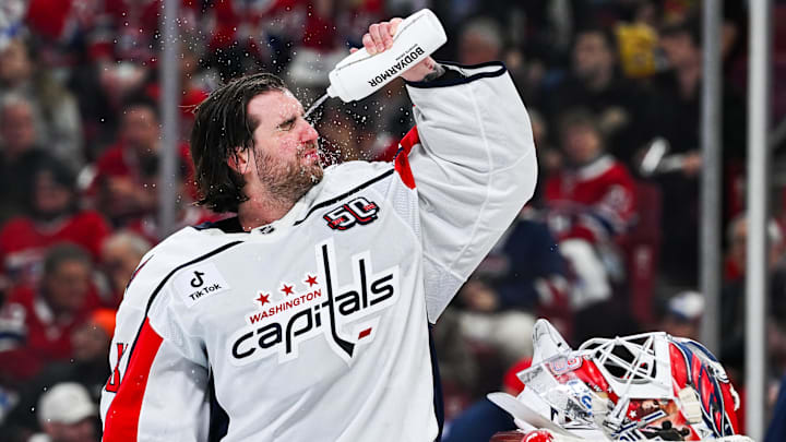 Logan Thompson, Washington Capitals Mandatory Credit: David Kirouac-Imagn Images