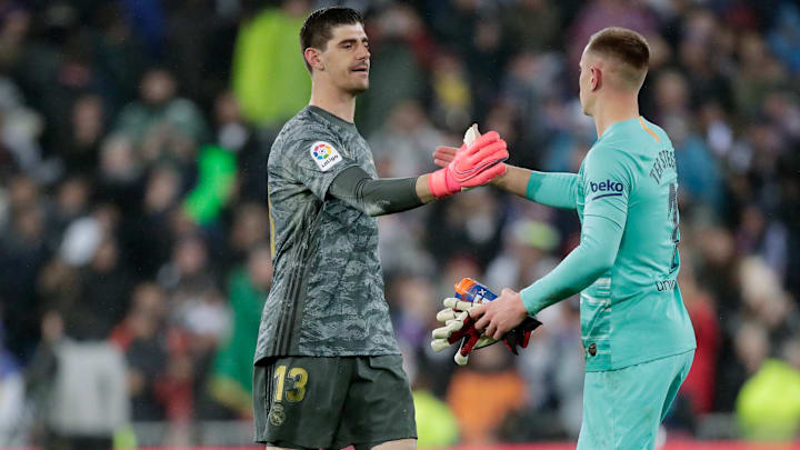 Courtois et Ter Stegen en fin de Classico