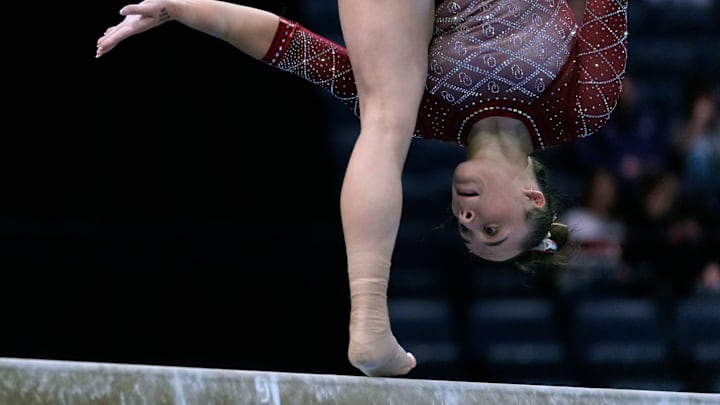 Oklahoma gymnast Faith Torrez