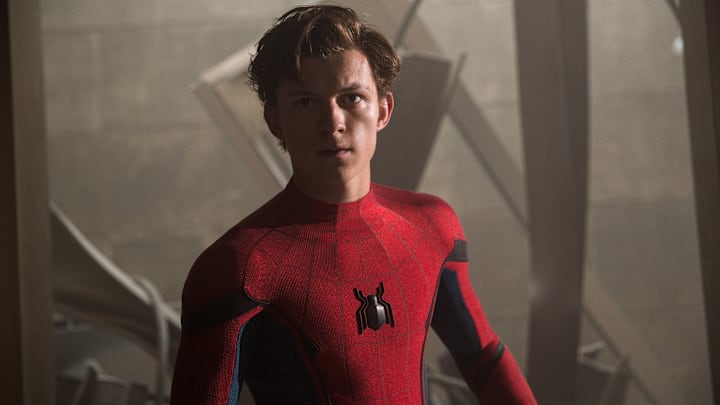 Tom Holland stars as Spider-Man/Peter Parker in Columbia Pictures' SPIDER-MAN™: HOMECOMING.