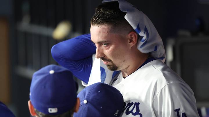 Sep 4, 2026; Los Angeles, California, USA; Los Angeles Dodgers pitcher Blake Snell (7) in the dugout during the seventh inning against the Washington Nationals at Dodger Stadium. Mandatory Credit: Kiyoshi Mio-Imagn Images Sep 4, 2026; Los Angeles, California, USA; Los Angeles Dodgers pitcher Blake Snell (7) in the dugout during the seventh inning against the Washington Nationals at Dodger Stadium. Mandatory Credit: Kiyoshi Mio-Imagn Images