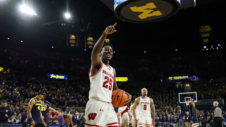 COLLEGE BASKETBALL: JAN 10 Wisconsin at Michigan