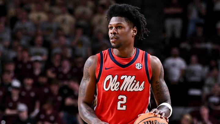 Ole Miss Rebels guard AJ Storr (2) dribbles the ball during the first half against the Texas A&M Aggies at Reed Arena. Ole Miss Rebels guard AJ Storr (2) dribbles the ball during the first half against the Texas A&M Aggies at Reed Arena.