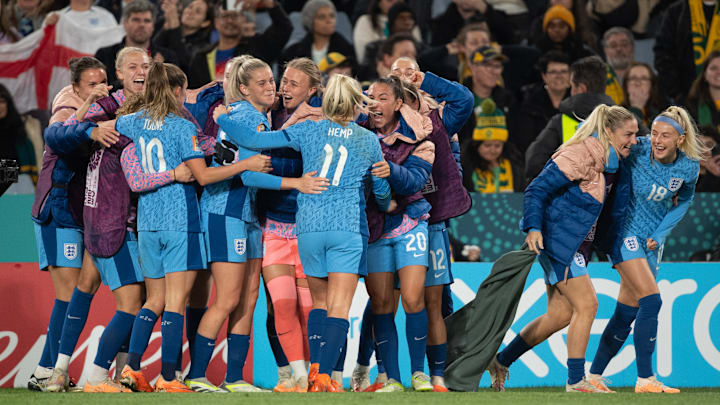 Jubel bei England nach dem Sieg gegen Australien