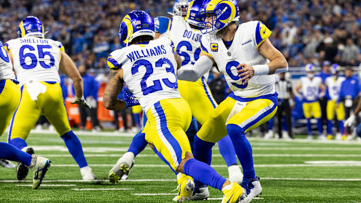 NFC Wild Card Playoffs - Los Angeles Rams Kyran Williams