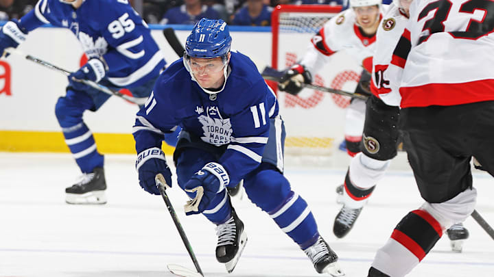 Max Domi lifted the Toronto Maple Leafs in Game 2 of their series against the Ottawa Senators in the 2025 Stanley Cup playoffs.